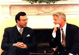 Presidents P.Stoyanov and W. Clinton