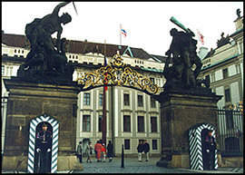 The entrance of the Prague Castle