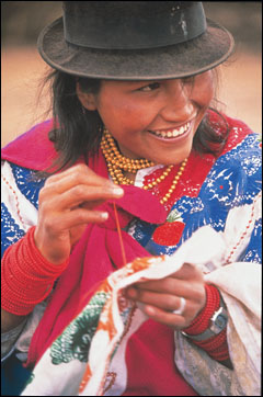 typical ecuadorian woman