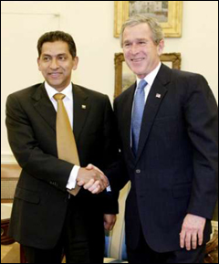 Gutierrez and Bush, Feb 11, 2003