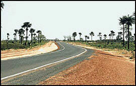 The new Kombo Coastal Road to the airport