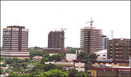 Construction in ACCRA, Capital of Ghana