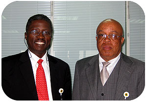 Mr. Kenneth Ejuoneatse and Mr Samuel O. Babatunde