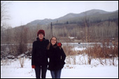 Stephanie and Marta, unforgetable minus 21 degrees