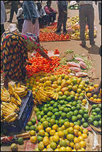 Market in Kisumu, Western Kenya