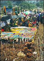 The Masaï Market of Nairobi takes place on Tuesdays