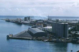 A view of Port Louis