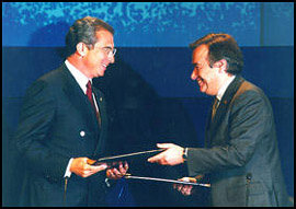President Zedillo and Portuguese Prime Minister