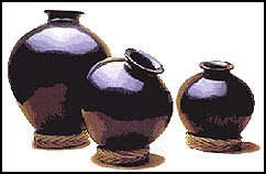 Oaxaca Black pottery from Bartolo Coyotepec, Oaxaca