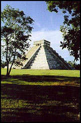 A pyramid at Chichen Itza
