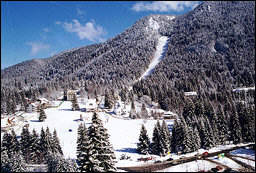 Poiana Brasov, ski resort in the Carpathians