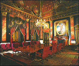 Council Room at the Romanian National Bank