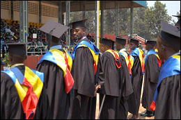 Inaugural graduation ceremony on July 27, 2002