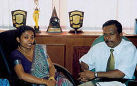 Mr.Preethi Jayawardane, Mrs. Neelamani Jayawardana 