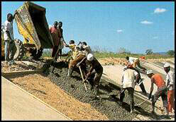 Rahabilitation of the roads in Tanzania