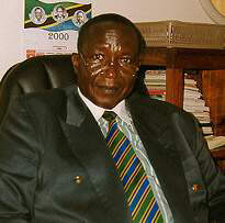 Honorable Mr K. Ernest Nyanda, Minister of Transport and Communications