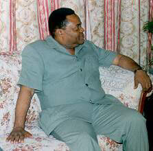 His Excellency Salmin Amour,, President of Zanzibar