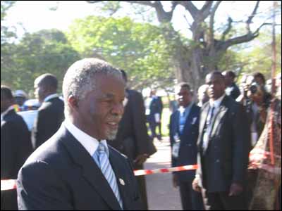 President of South Africa Thabo Mbeki is a firm promoter of the African Union.