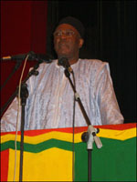President of Sierra Leone, M. Ahmad Tejan Kabbah 