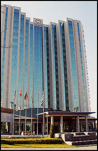 Front view of Sheraton Taskent, Hotel and Towers