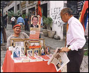 Chavez's popularity can be seen throughout the streets of Caracas
