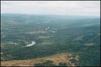 BRAZZAVILLE VUE D'HELICOPTERE