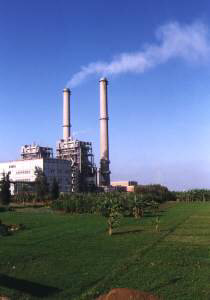 Electric plant in North Cairo