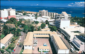 Suva City, the business and political hub