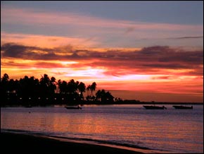 Dusk at Denarau Island 