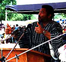 Mr J.J. RAWLINGS, President of Ghana