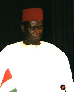 H.E Lansana Conte, President of the Republic of Guinea.