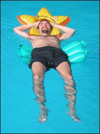 Pierre-Etienne relaxing…
