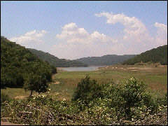 Artificial lake central Kosovo