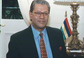 DR NAVINCHANDRA   RAMGOOLAM, THE PRIME MINISTER OF MAURITIUS