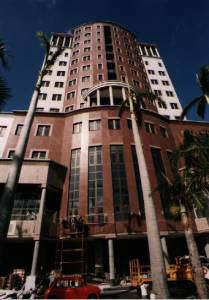 The State Bank of Mauritius Tower, in Port Louis