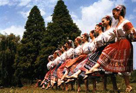 Traditional dance in Romania