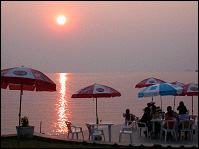 Relaxing at the "Guest House" by the Lake Kivu in Kibuye