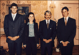 With the Prime Minister H.E. Mr. Mikuláš Dzurinda 
