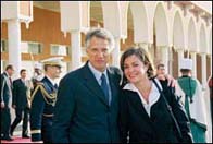 Mr. Dominique de Villepin  and Mrs. Delphine Reynaud